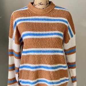 American Eagle Oversized Striped Sweater X-Small